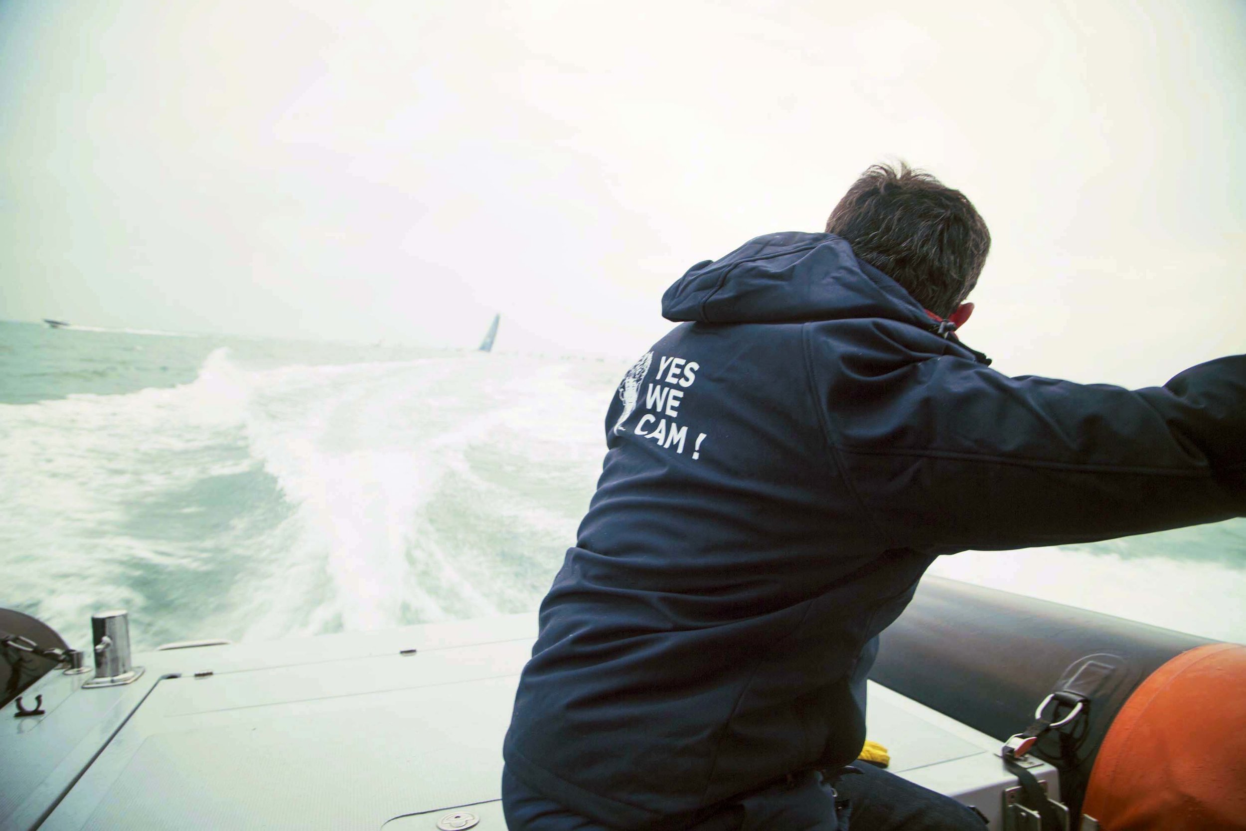 Arrivée de Jean Le Cam Vendée Globe 2016-2017