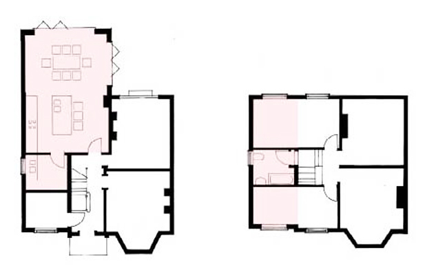 HNA - Cambridge architects - plans to modernise a 1930s semi house in Cambridge