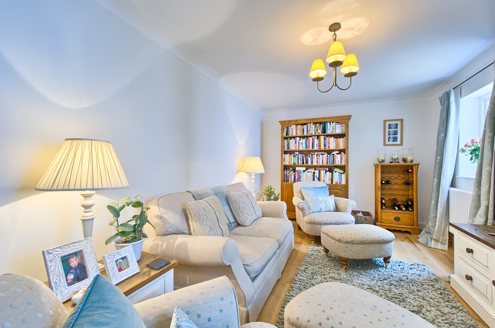 Cosy sitting room of a house redesign by Harvey Norman Architects Cambridge