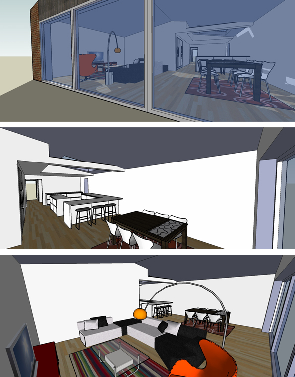 3D drawings to illustrate plans