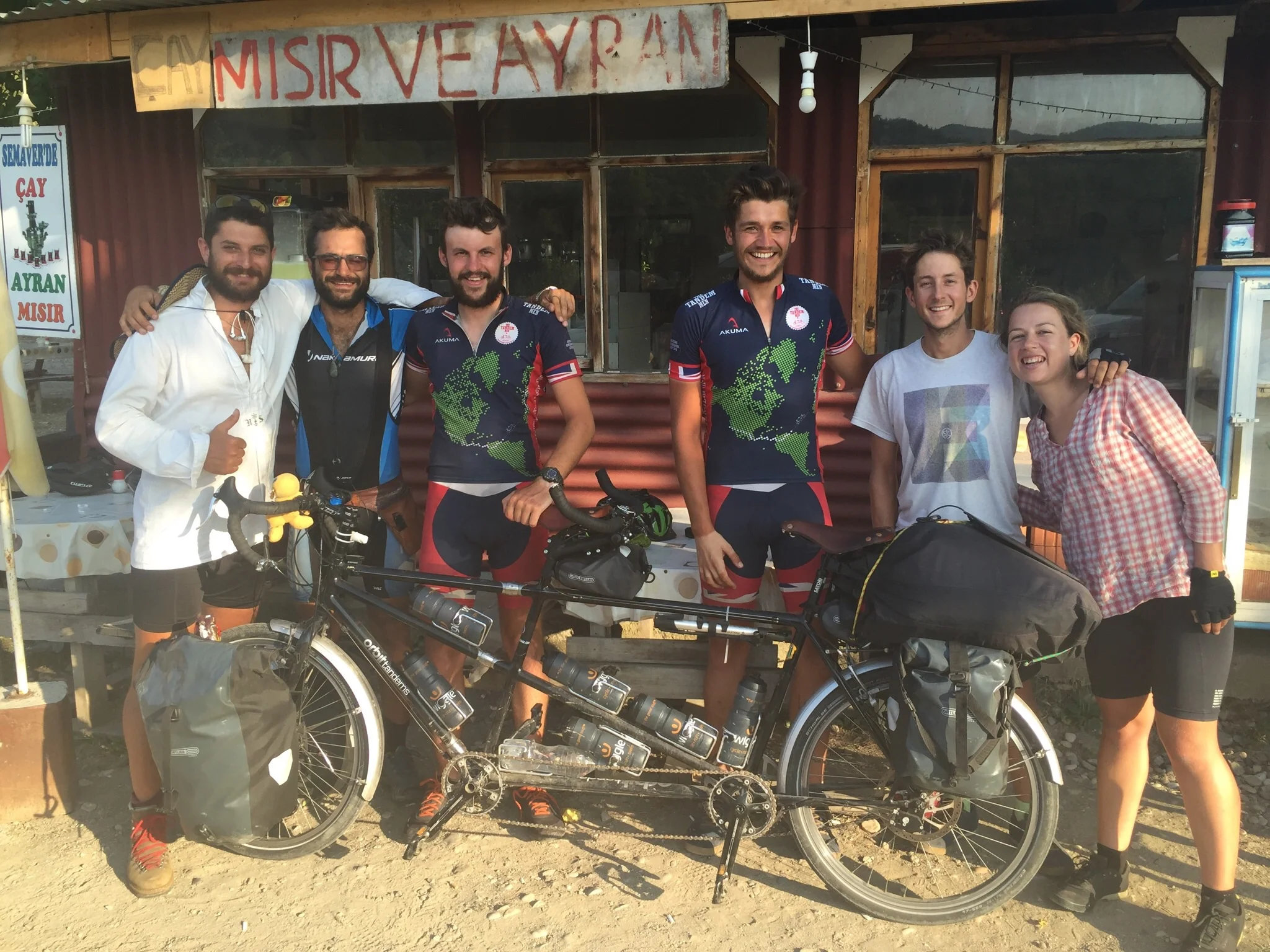 From left to right: Todor, Ivan, George, John, Tim and Jess.