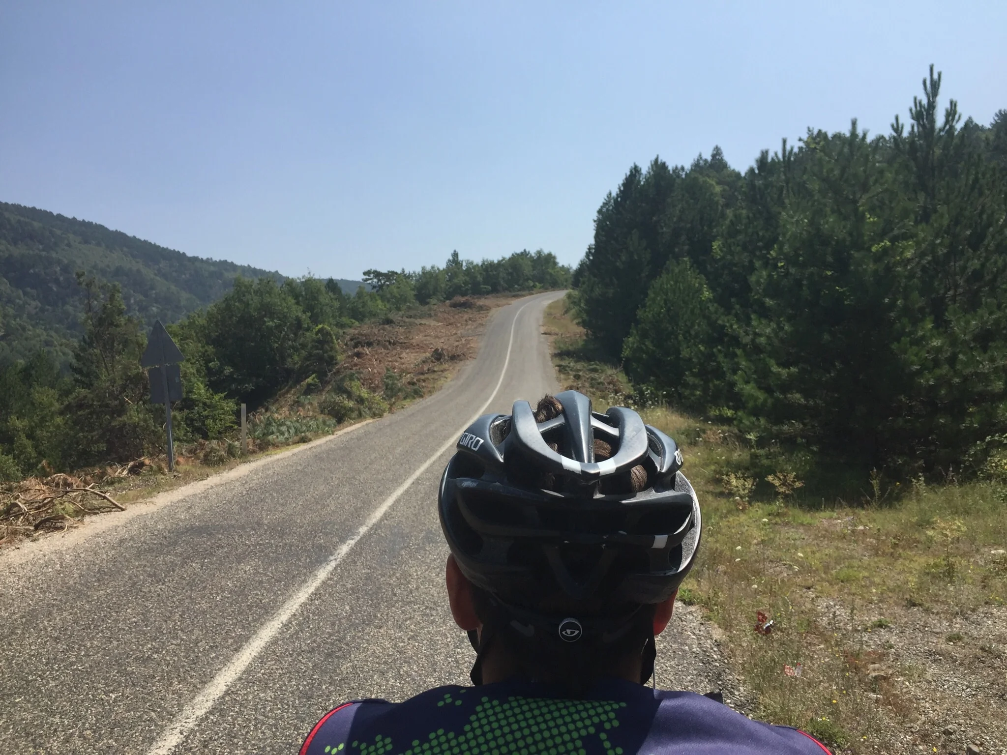 One of the incredible roads through the valleys in the Balck Sea coast region. 