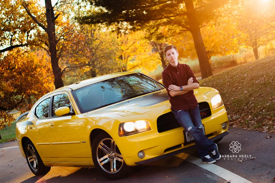 Awesome Senior Guy Pictures with a Car in Southwest Missouri