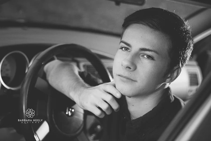 Awesome Senior Guy Pictures with a Car in Southwest Missouri