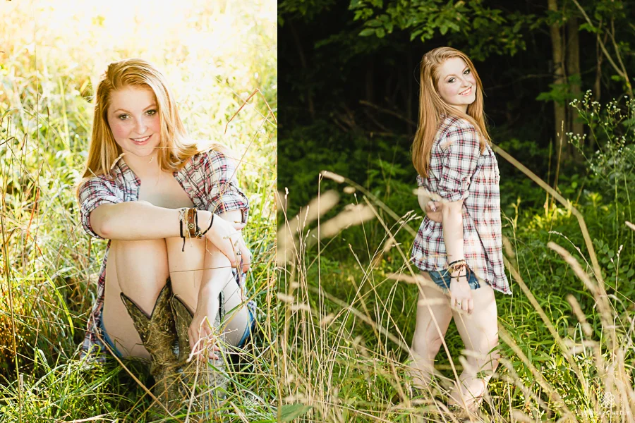Naturally beautiful country senior pictures by Barbara Neely Designs