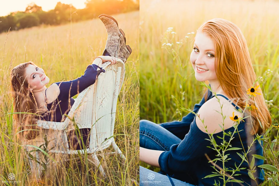 Naturally beautiful country senior pictures by Barbara Neely Designs
