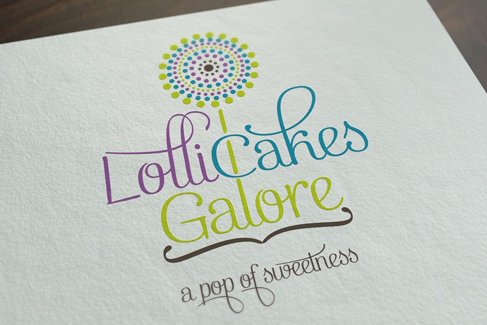 LolliCakes Galore Logo Design