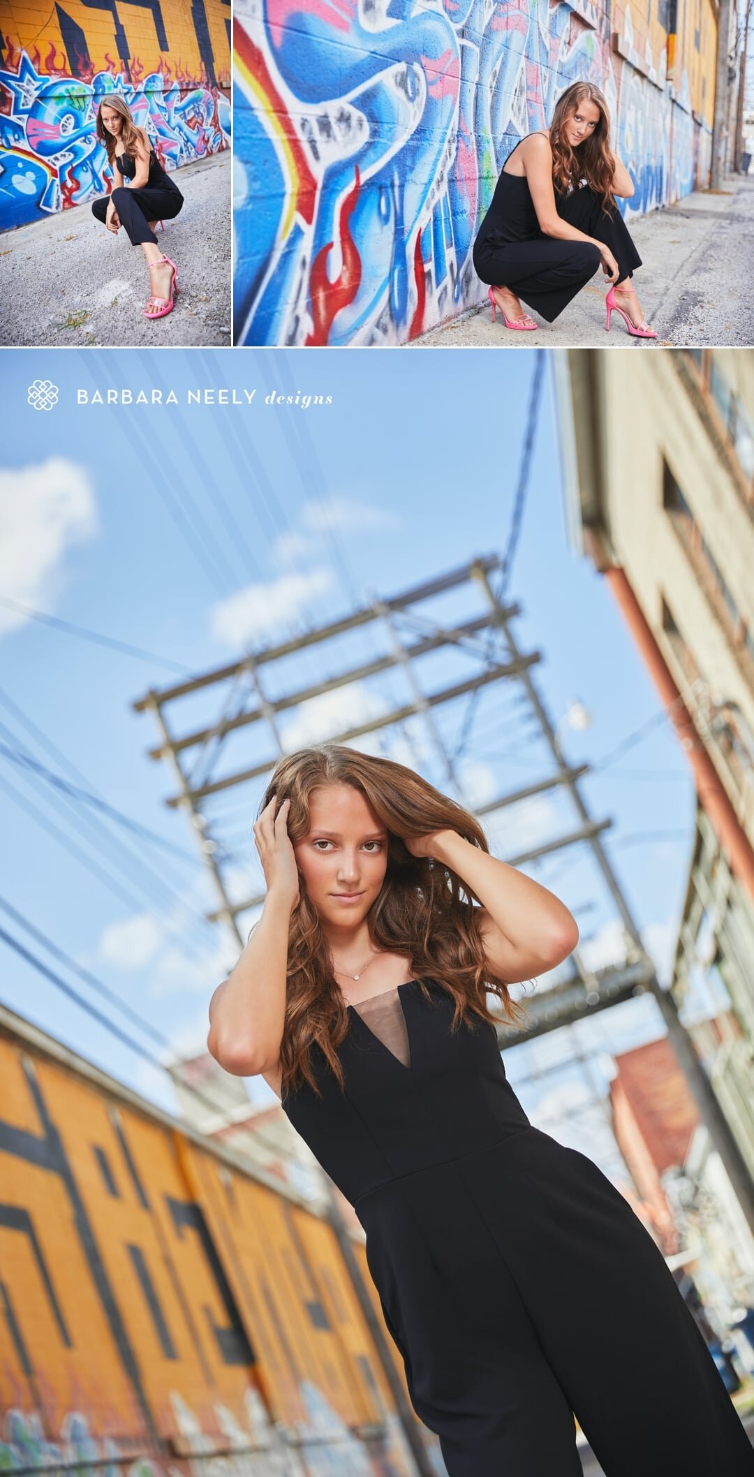 alleyways and graffiti senior shoot1