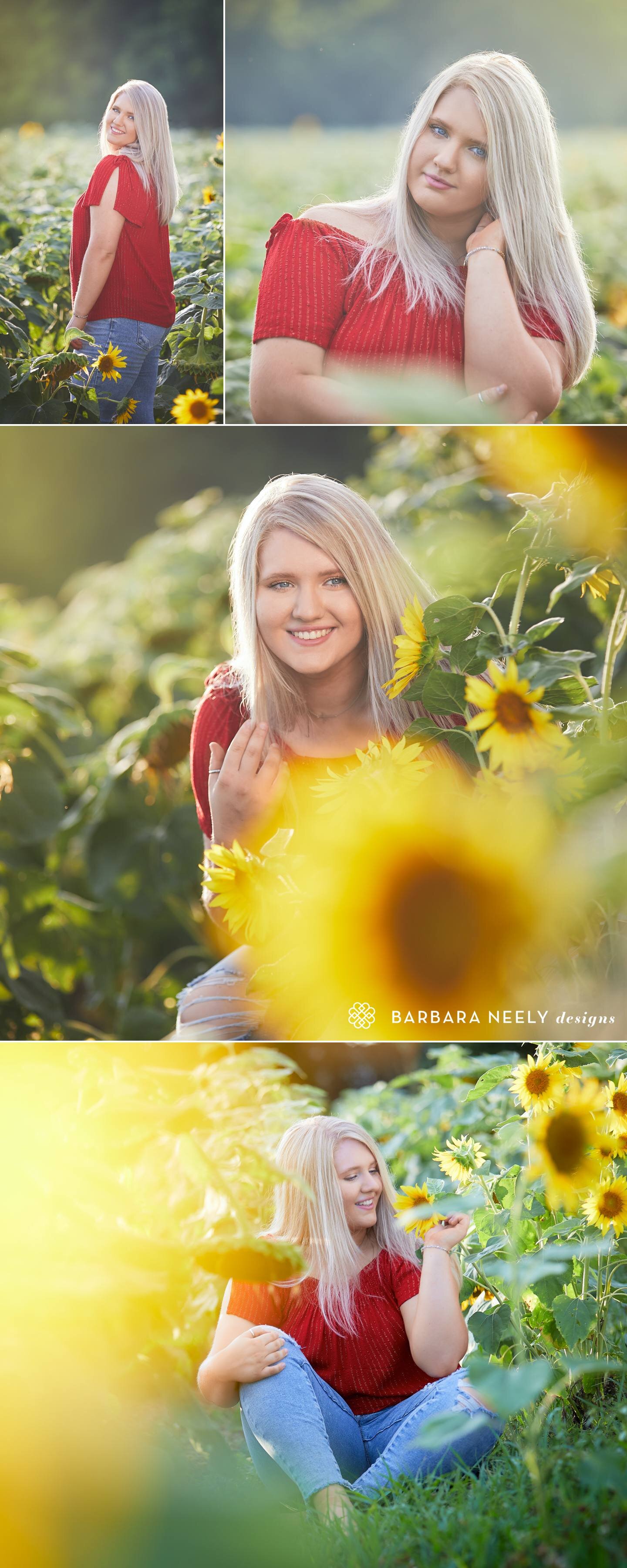 lizzie sunflower field senior portraits.jpg