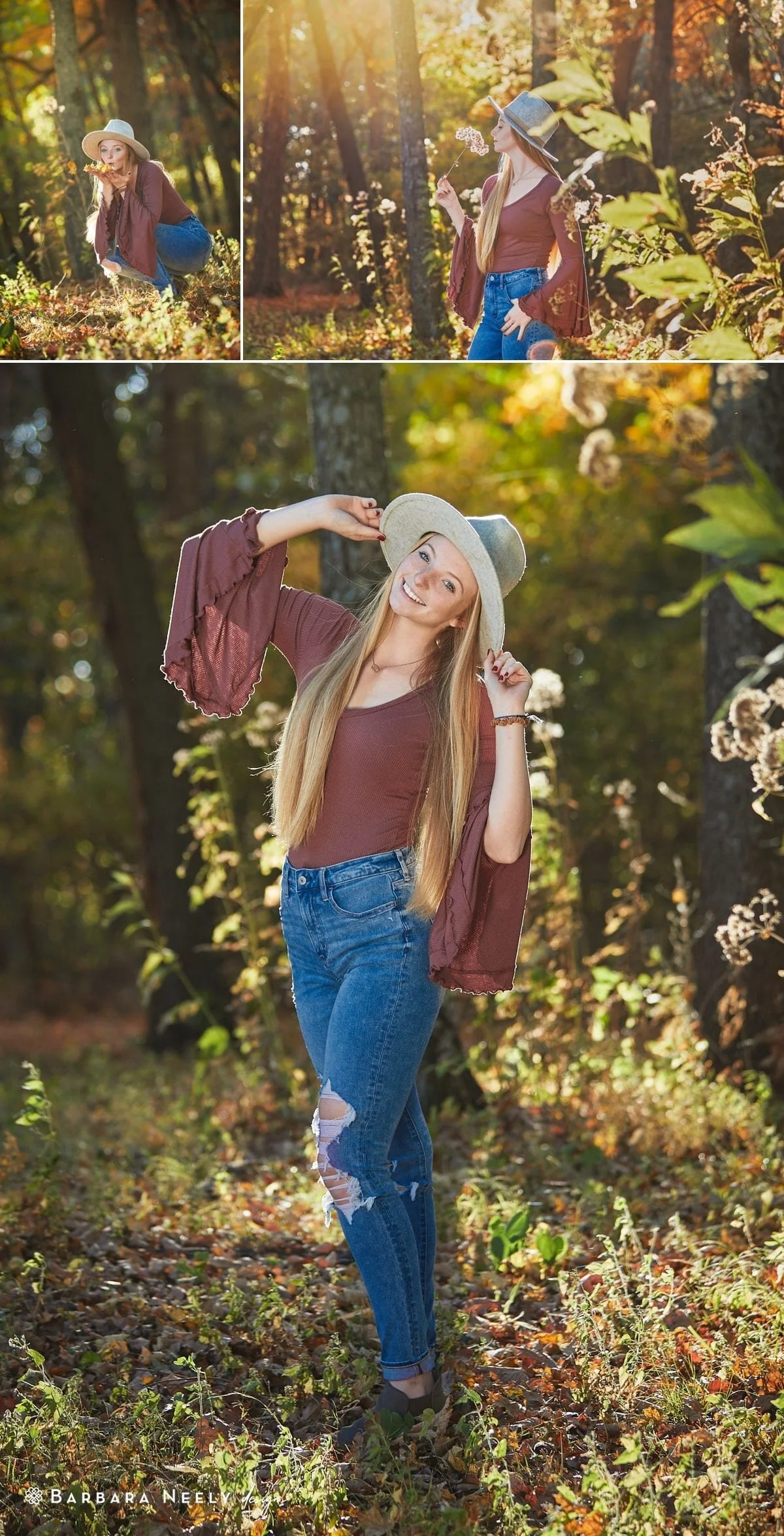 fall in the woods senior pictures bre.jpg