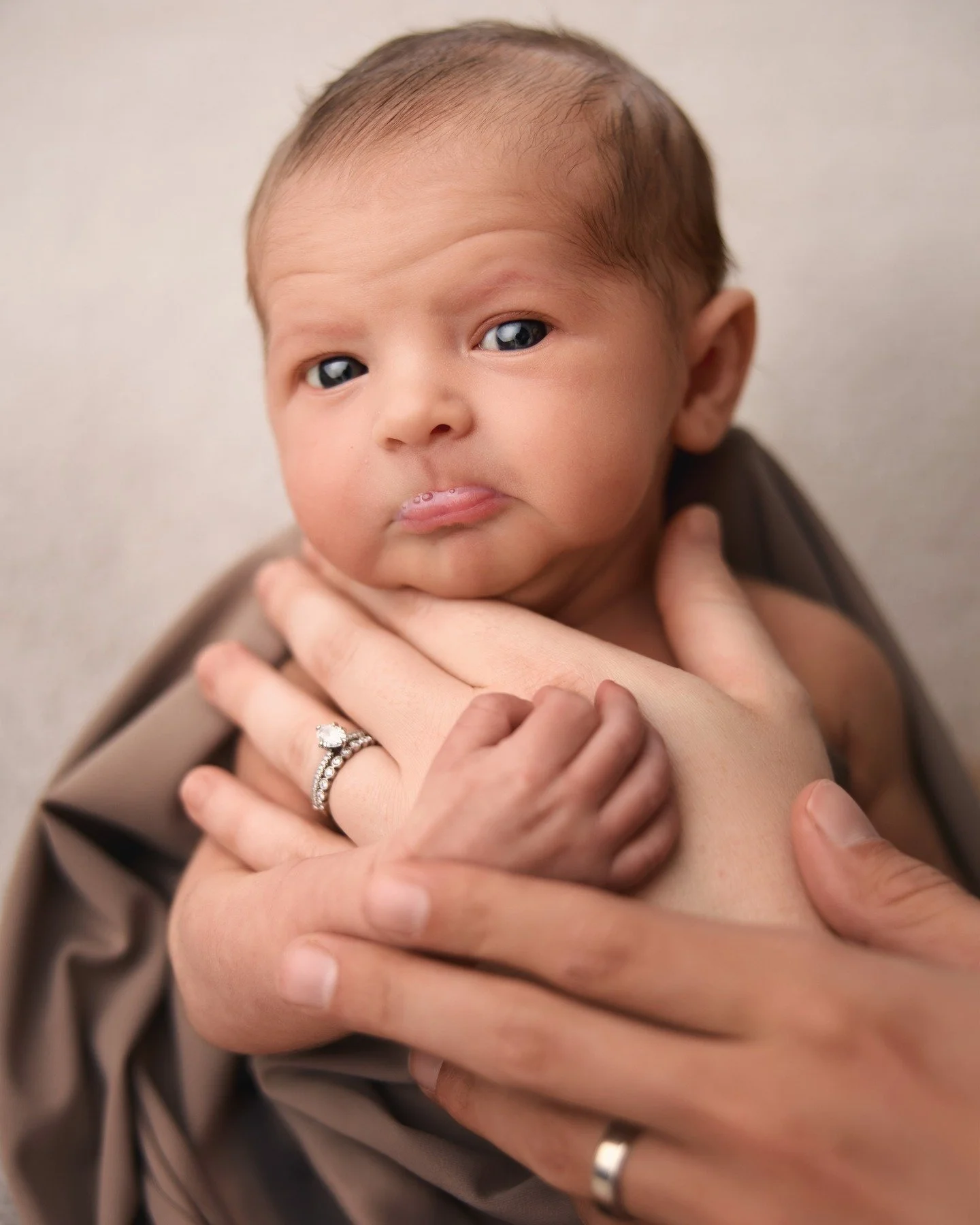 Caption This...

One thing is clear, this boy has it made! Don't let the pout fool you. 

#newbornphotography #naturalexpressions