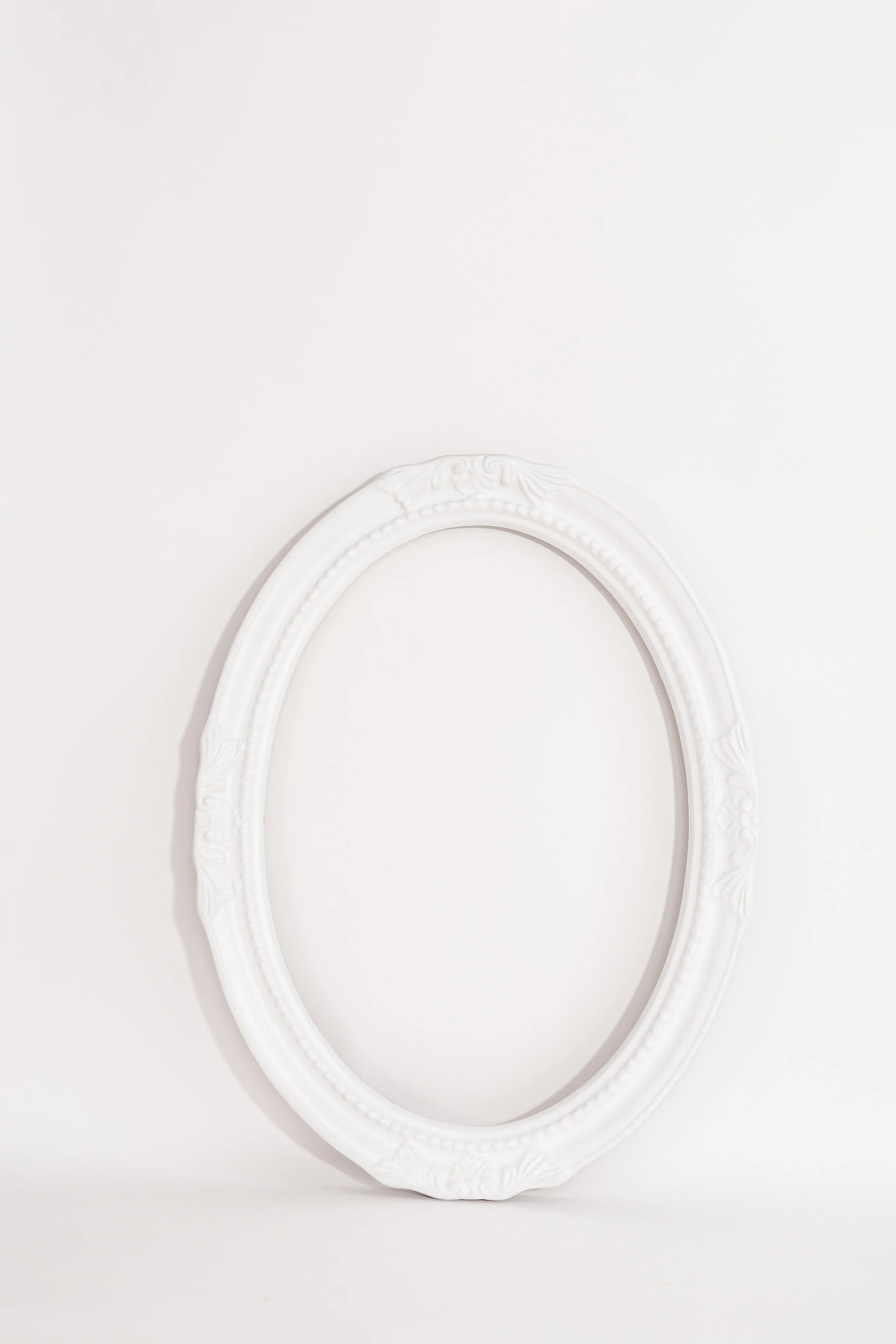 White Ornate Frame