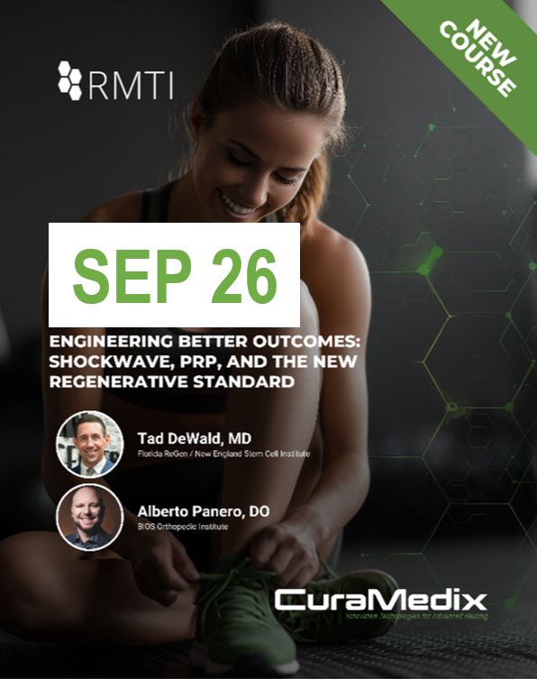 Engineering Better Outcomes: Shockwave, PRP, and the New Regenerative Standard