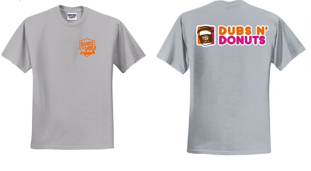 Dubs and donuts shirts are available on the website! 
Www.dubsatthegap.com