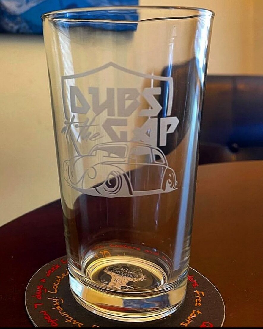 NOW ON SALE! Grab a @dubsatthegap pint glass before they are gone! Head to www.dubsatthegap.com/merchandise