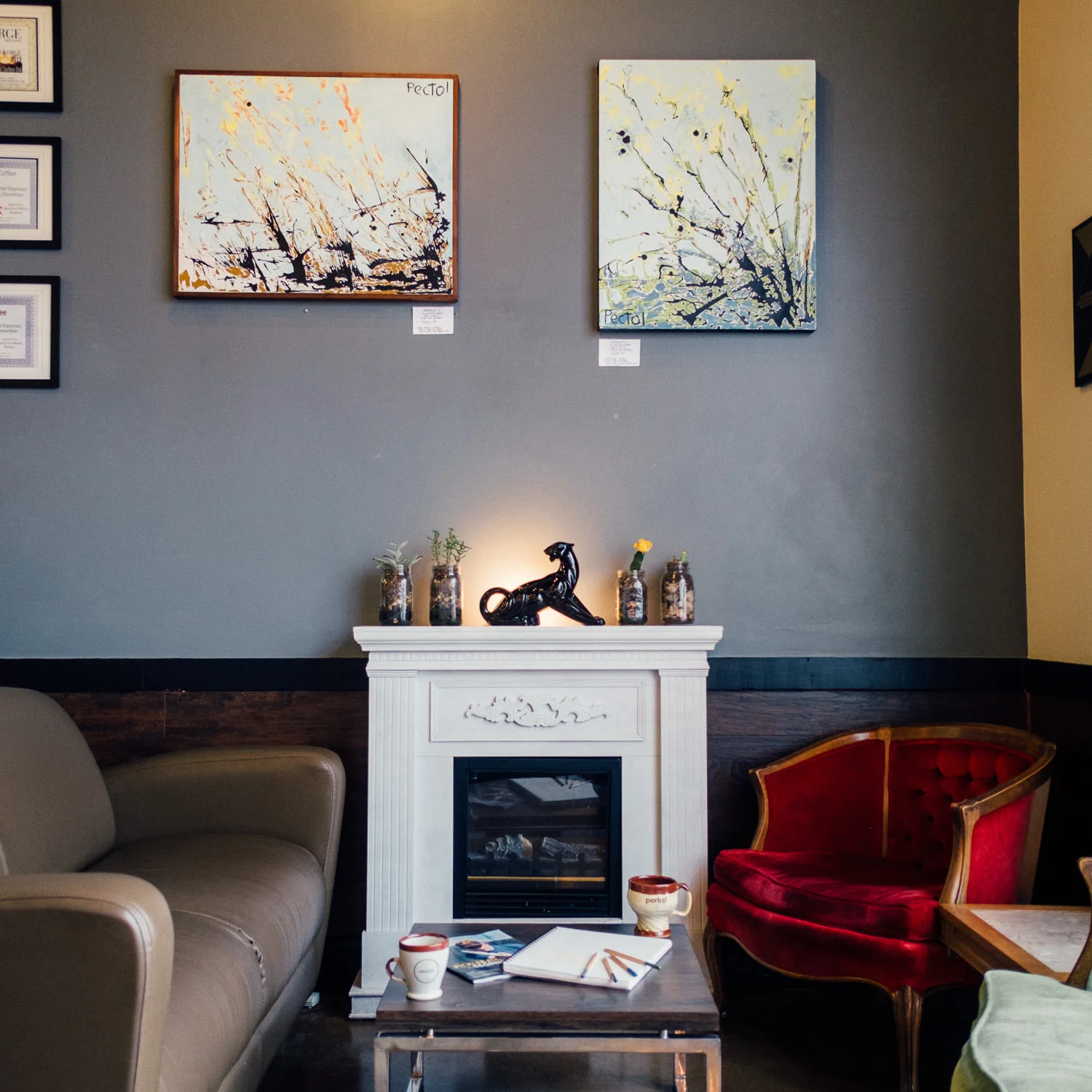 Vegan friendly local coffee shop