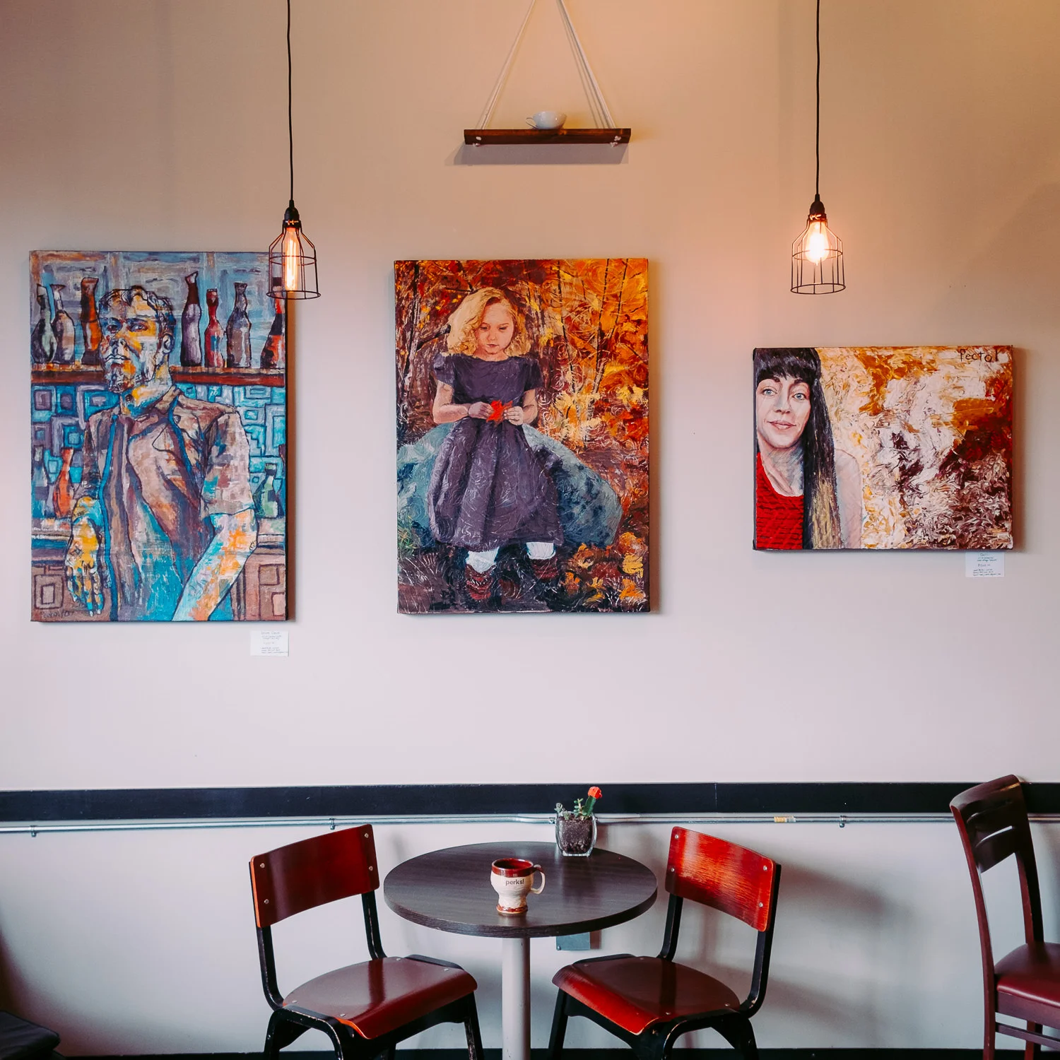 Local utah artist displayed at cafe