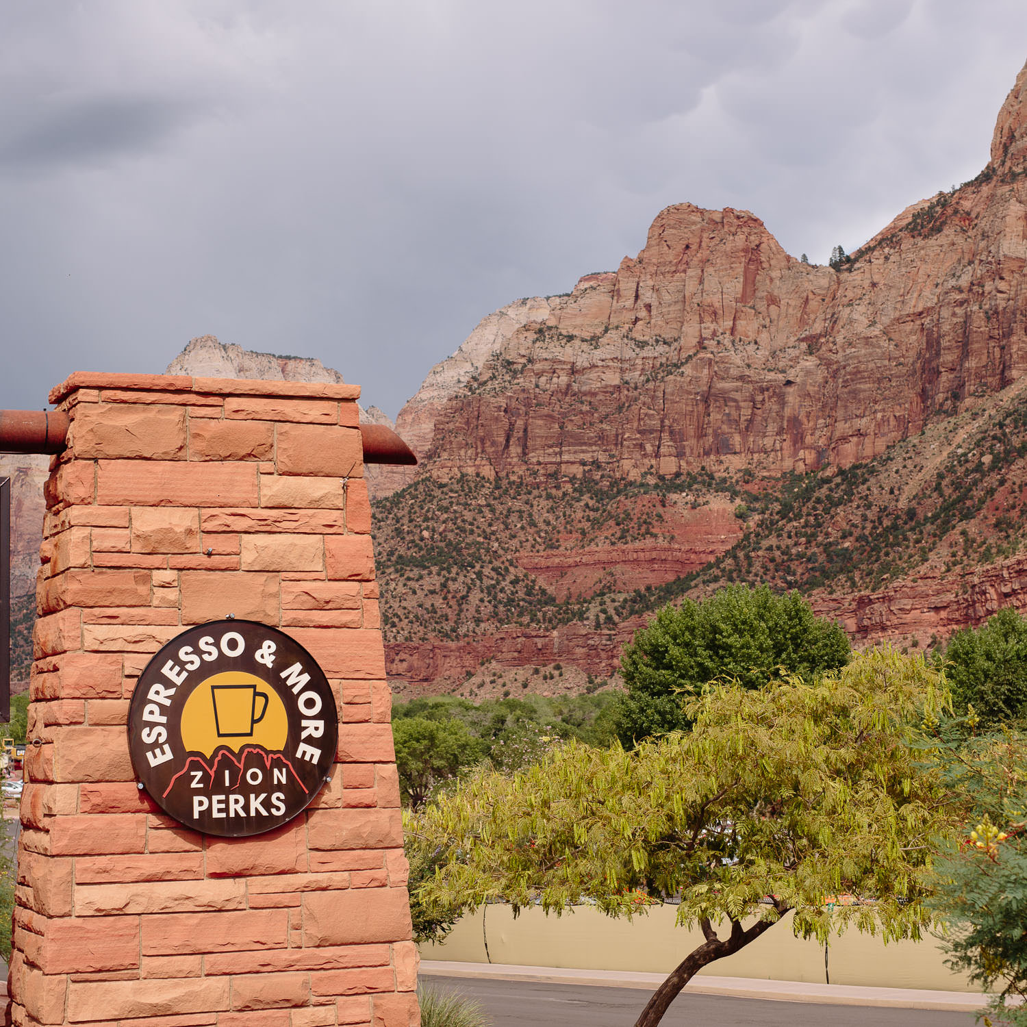 Local coffee near Zion National Park