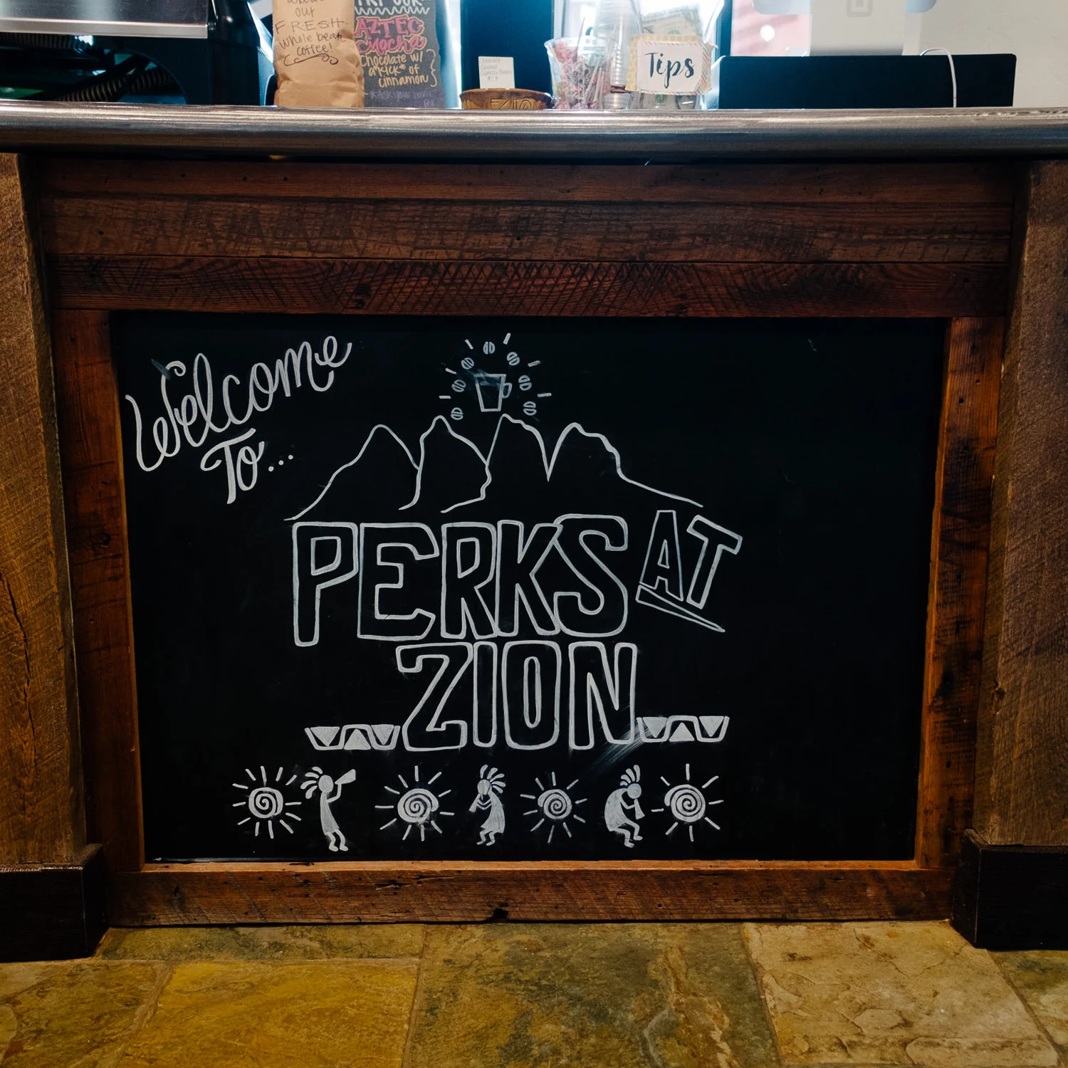 Local Coffee shop near Zion Springdale Utah