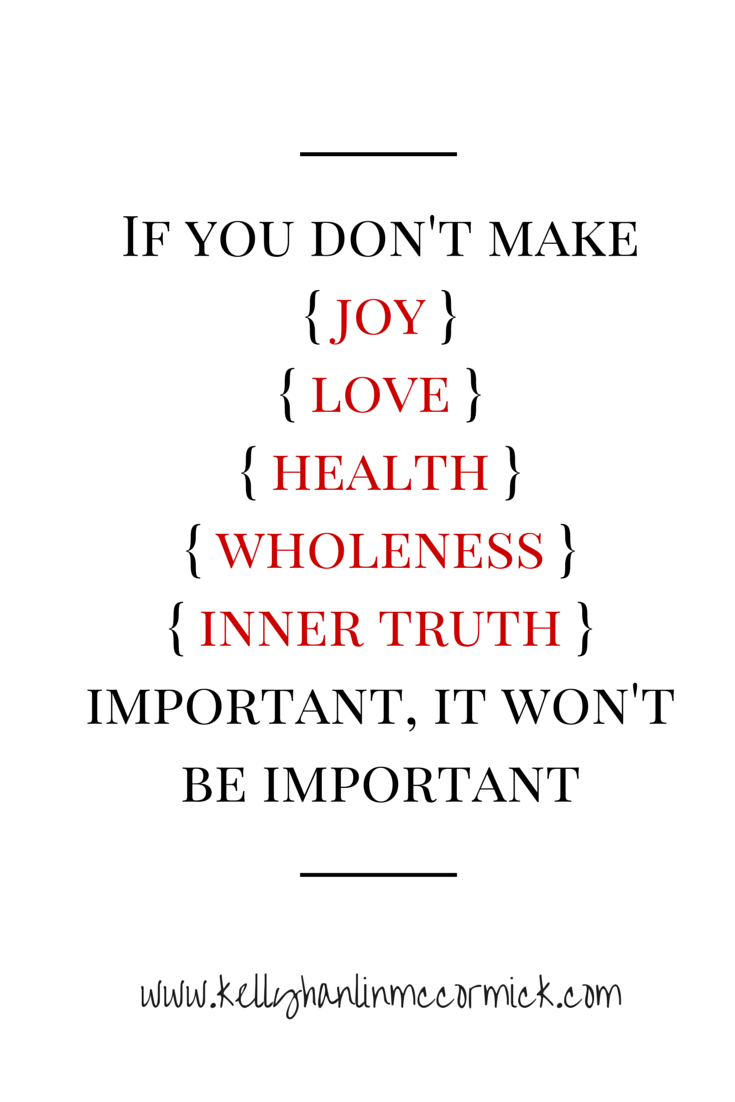On Making it Important