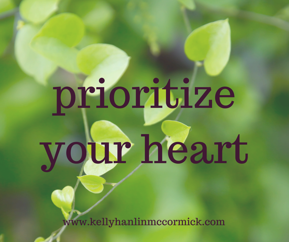 Prioritize Your Heart