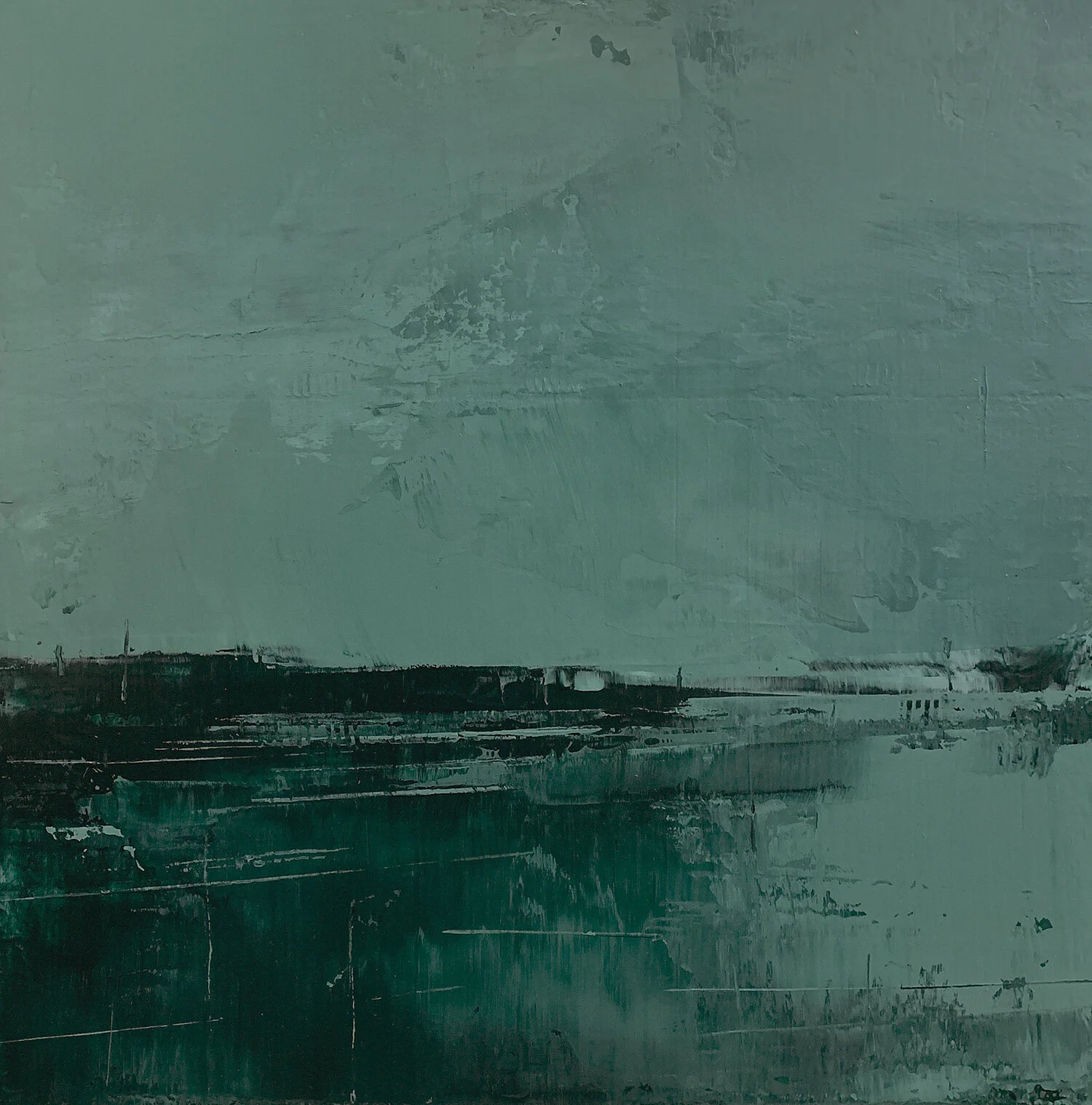 REFLECTION POINT / acrylic on panel / 10 x 10 inches / SOLD