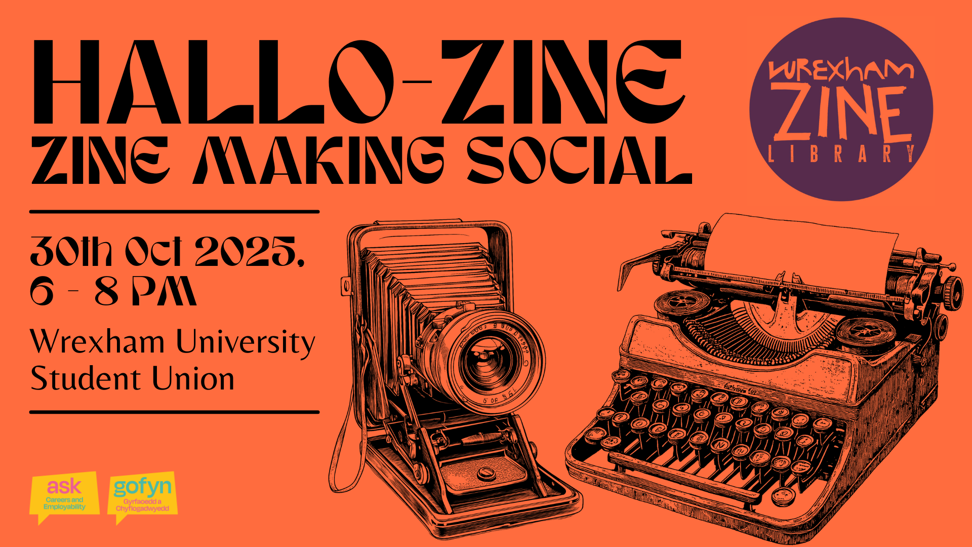 Hallow-Zine! Zine Making Social
