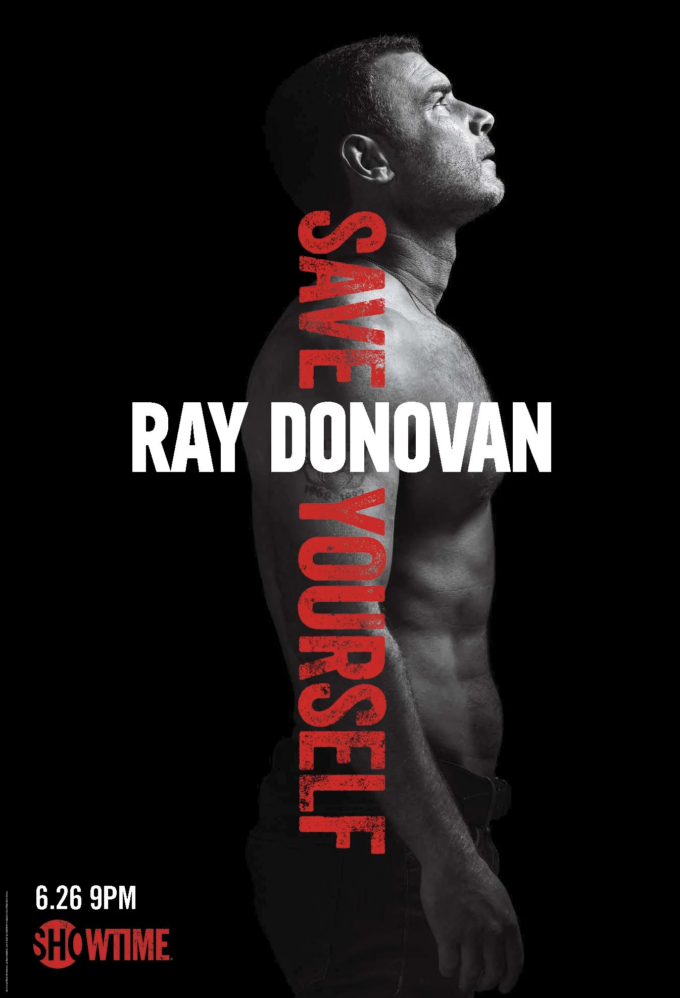  Campaign creative for Showtime’s crime drama television series starring Liev Schreiber.  In season four, Ray's experiences a religious rebirth, trying to clean up his act and looking to God for the bigger answers in an effort to get a handle on all 