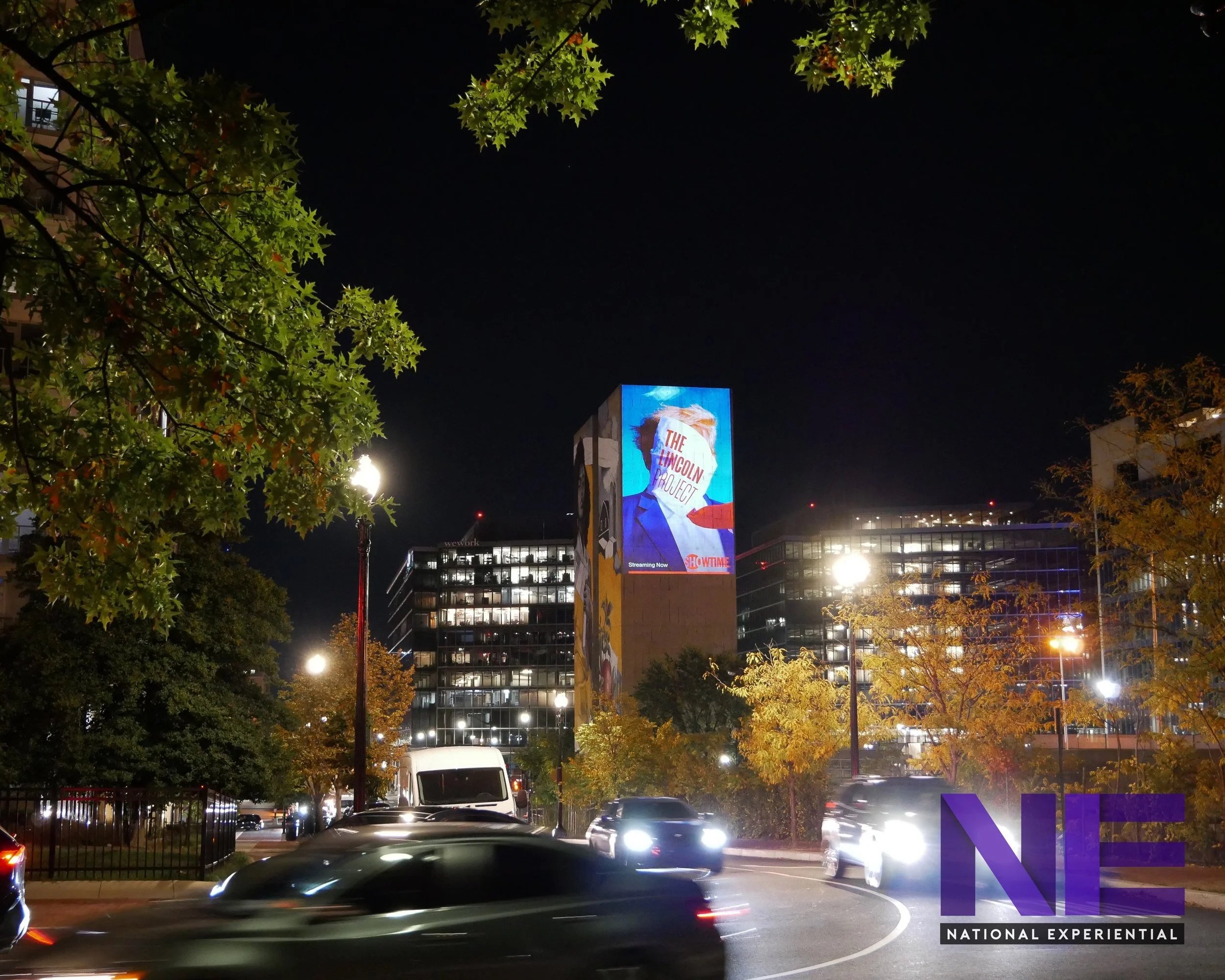 Out of Home digital board, Washington D.C. 