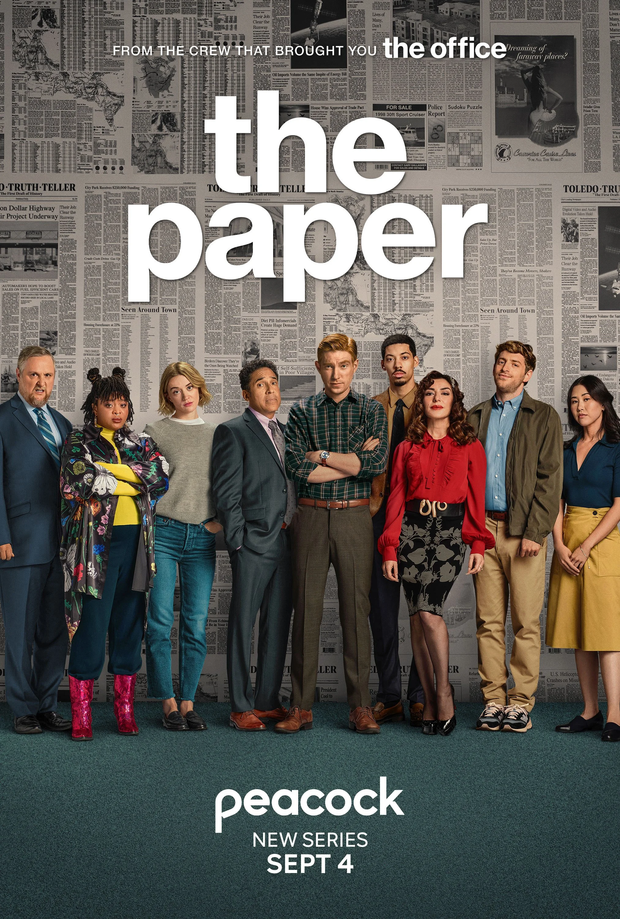  Creative campaign for a new series from the team who brought you  The Office . We established  The Paper  as its own fresh sitcom, by introducing a ragtag group that comedy fans will fall in love with as they try to save their local newspaper. 