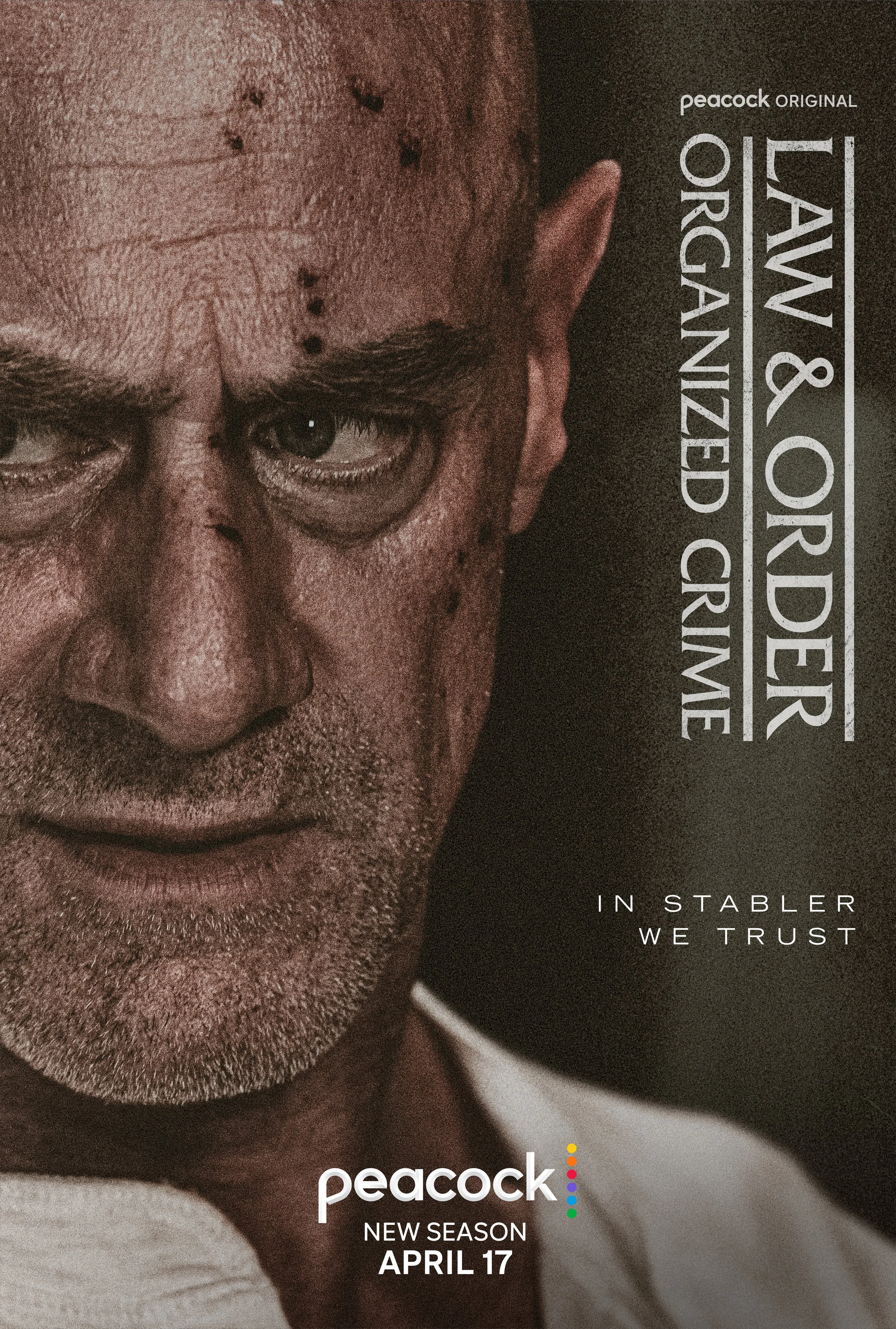  For season 5 we showed Stabler out of his suit, battle scars and all, nodding that the show’s move to Peacock feels different - gritty, more raw, immediate. We cropped into a dramatic episodic photo,  achieving an unexpected tone without staging a n