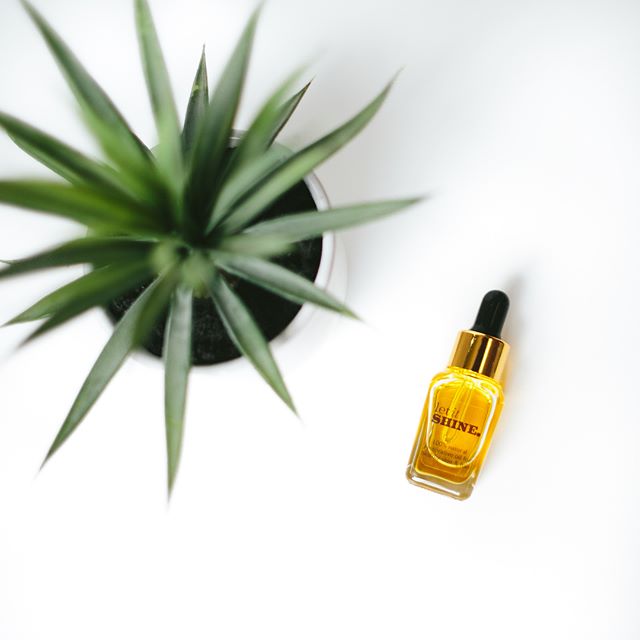 Marula Oil is the new Argan right now, but it's been used for skin and hair for hundreds of years. Let It Shine is a powerhouse triad of 3 of the best oils on earth. Most products contain traces of these oils, but Let It Shine is 100% pure oil. Like 