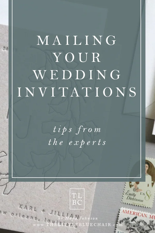 Mailing Your Invitations by hand canceling your envelopes_by the little blue chair_2.jpg