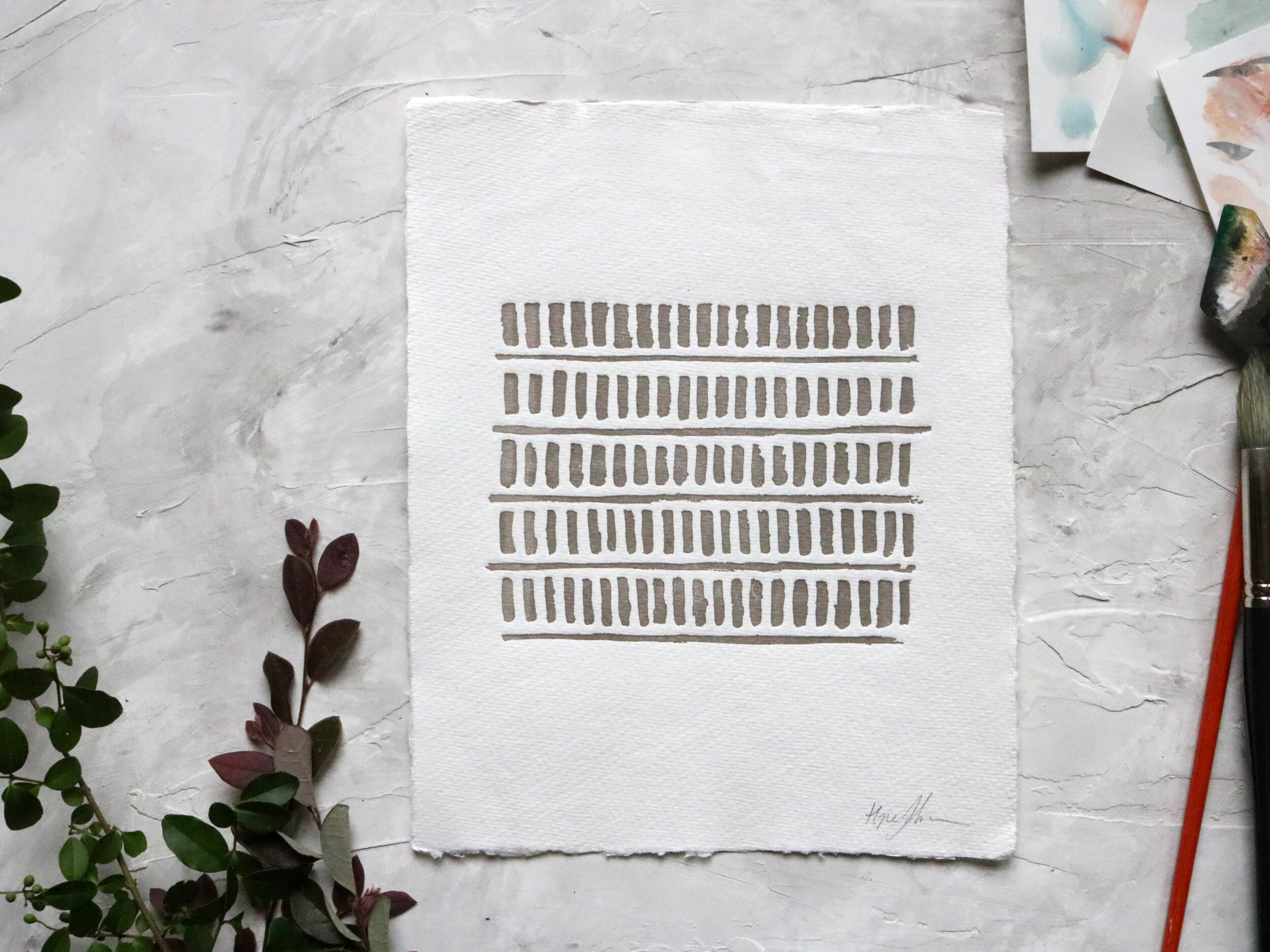 by HOPE johnson_Pattern Series Block One_number zero_5.jpg