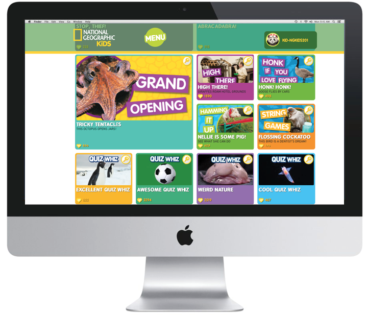 National Geographic Kids website