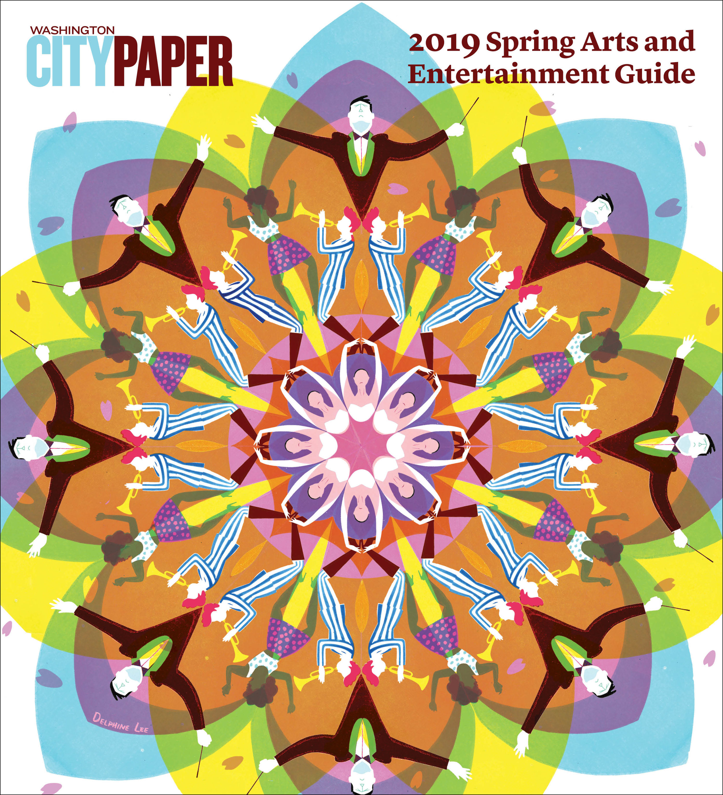 Illustration by Delphine Lee for City Paper’s 2019 Spring Arts and Entertainment Guide
