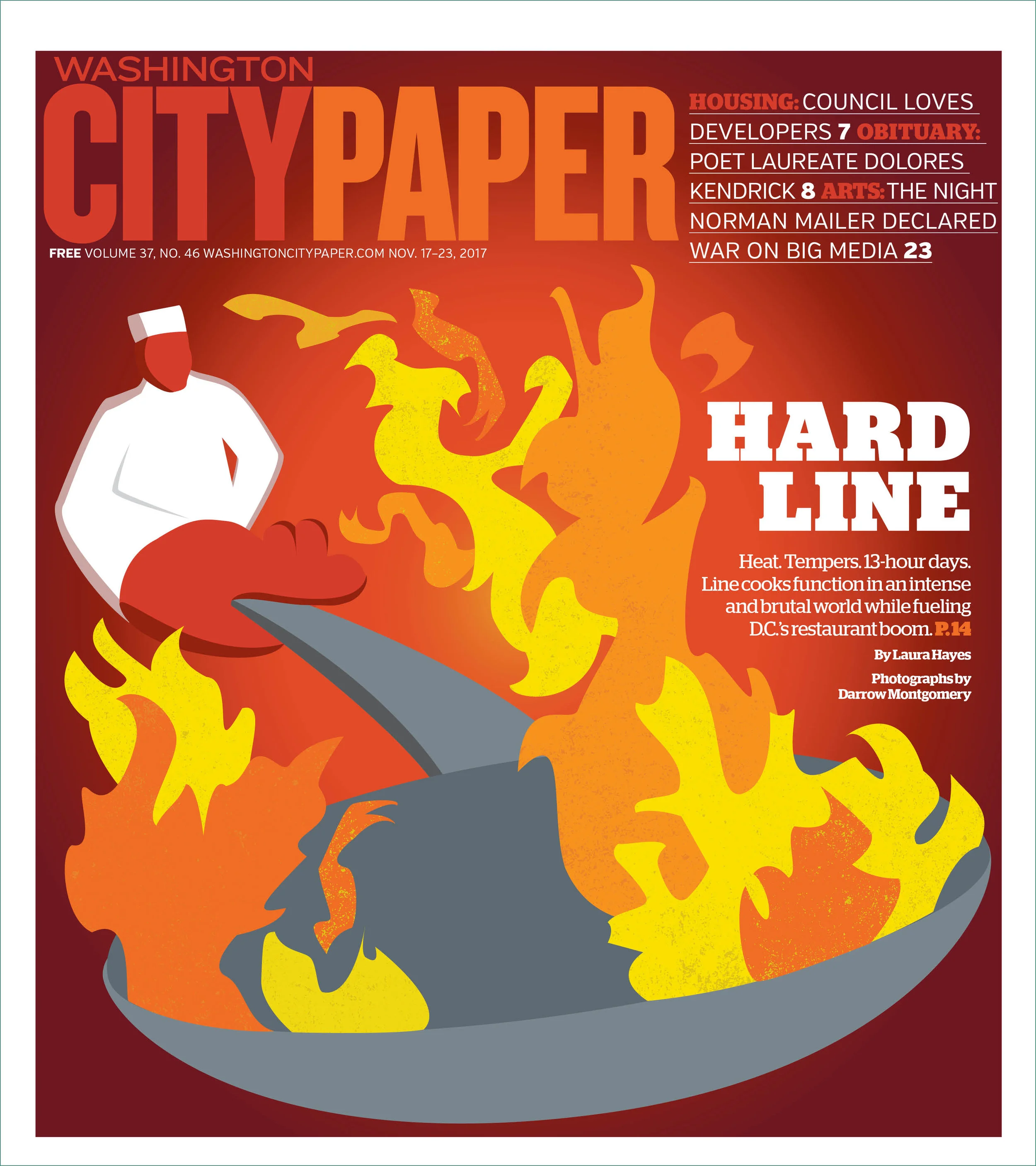 Heat. Tempers. 13-hour Days. Line Cooks Function in an Intense and Brutal World. Washington City Paper