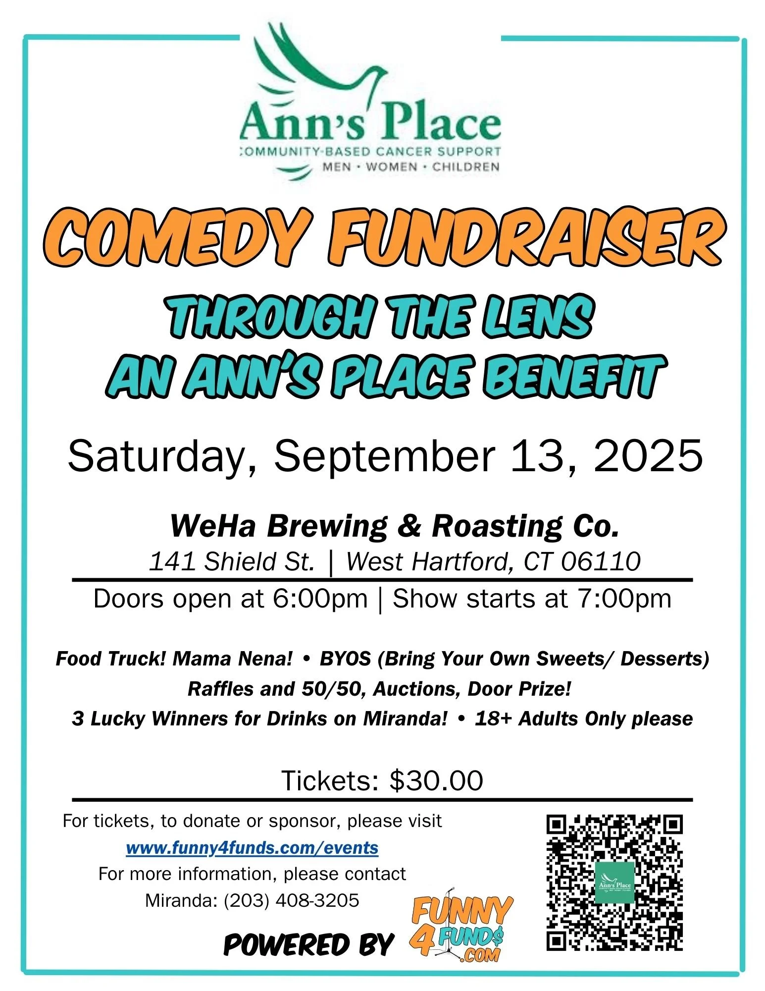 Comedy Fundraiser for Through the Lens
