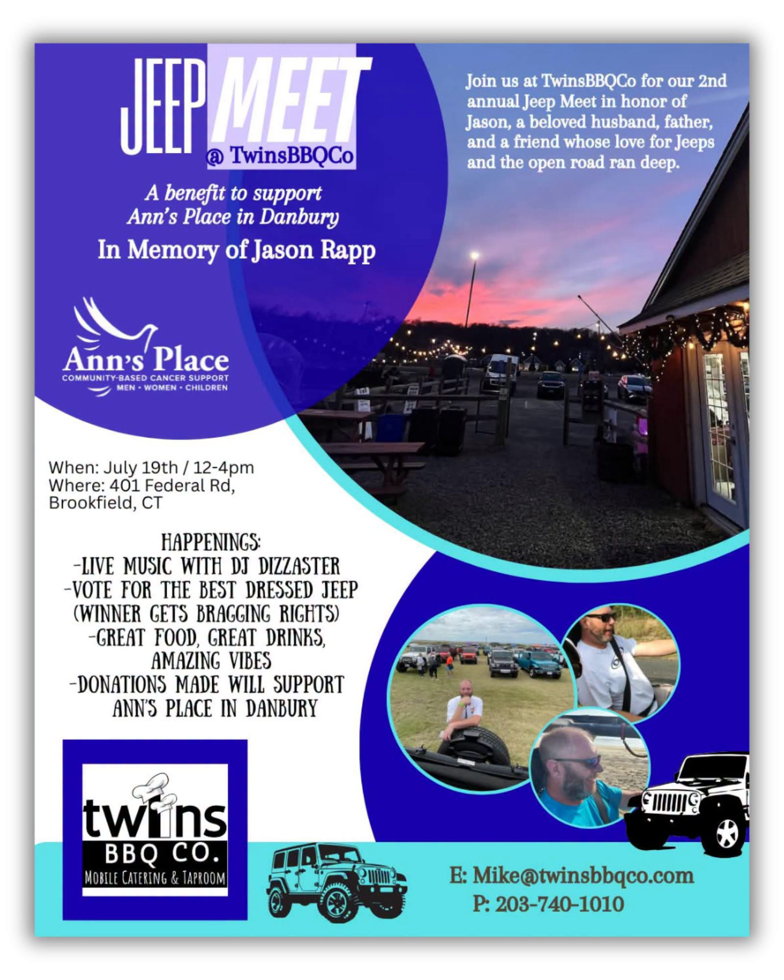 Jeep Meet @        Twins BBQ