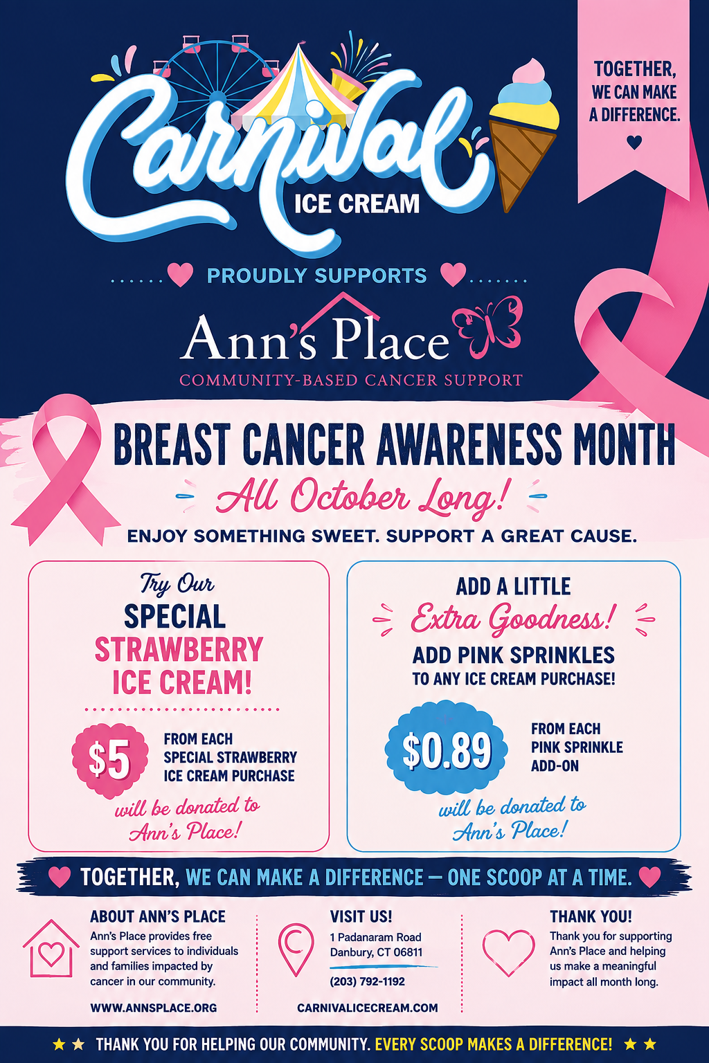 Carnival Ice Cream Fundraiser 