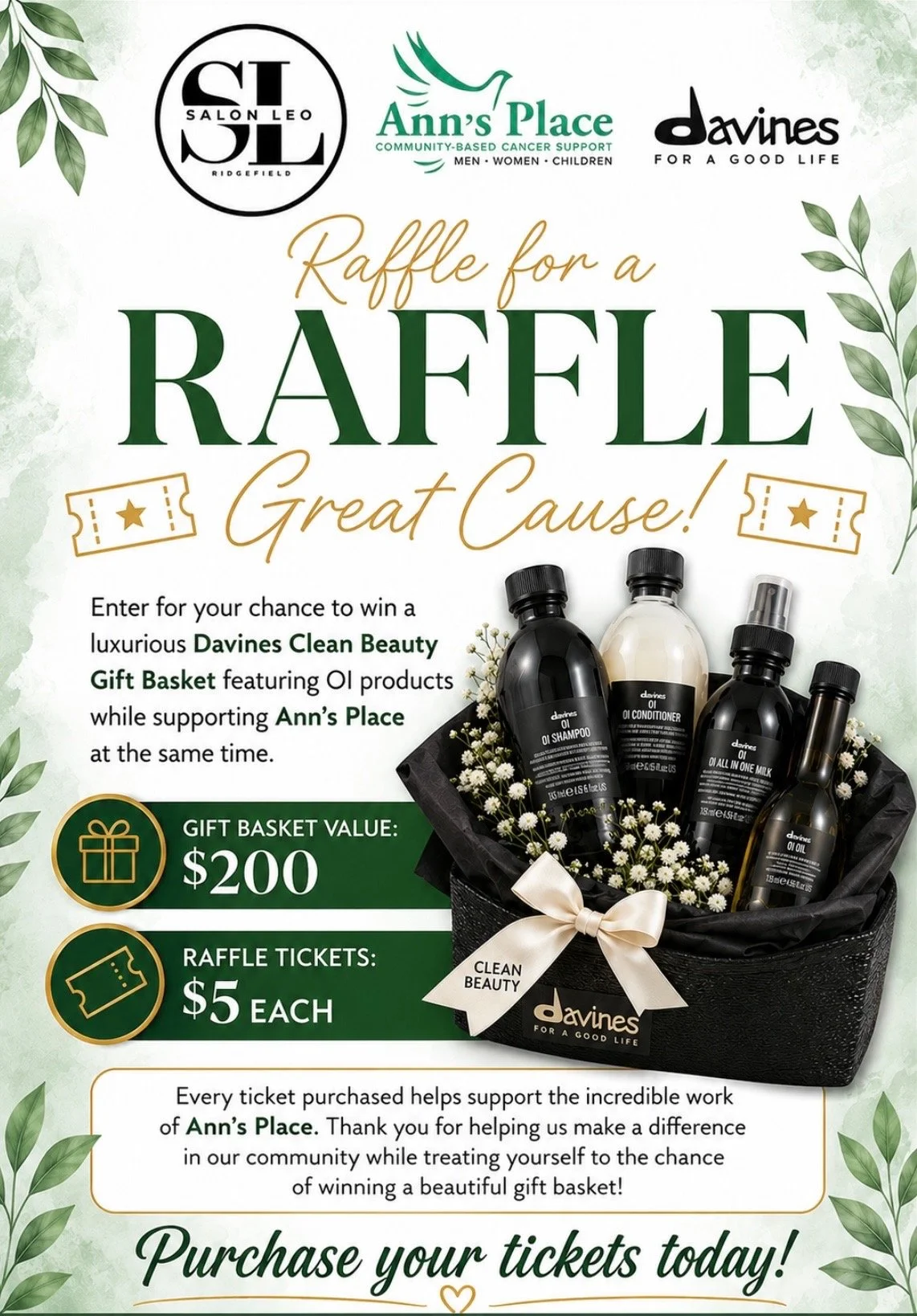 Salon Leo Raffle Benefitiing Ann's Place.jpg