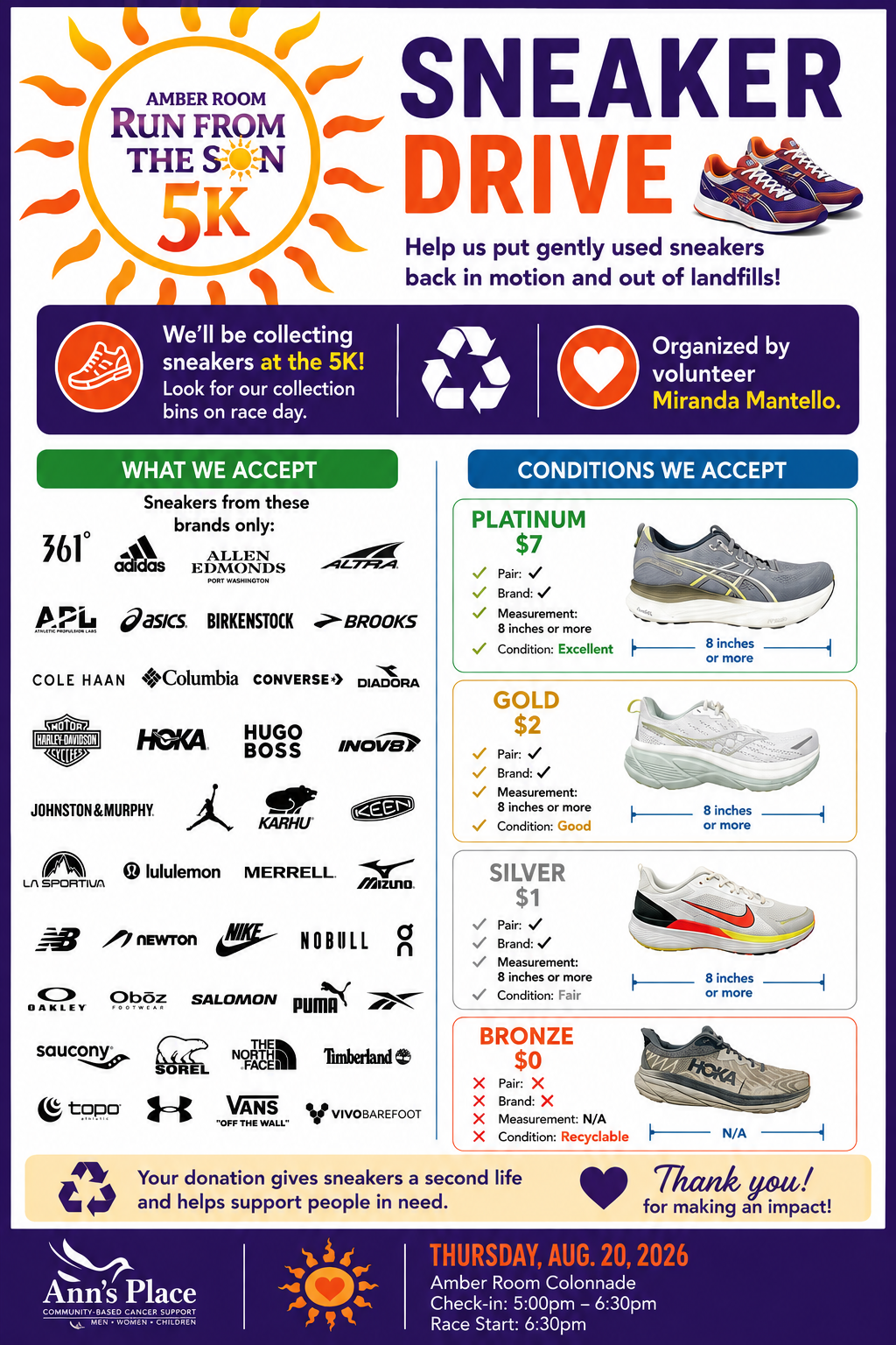Promotional Flyer for Sneaker Drive - 5k.png