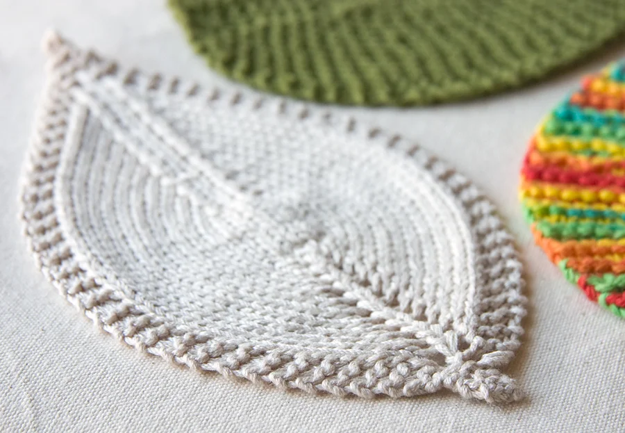 Leafy Washcloth by Tricksy Knitter
