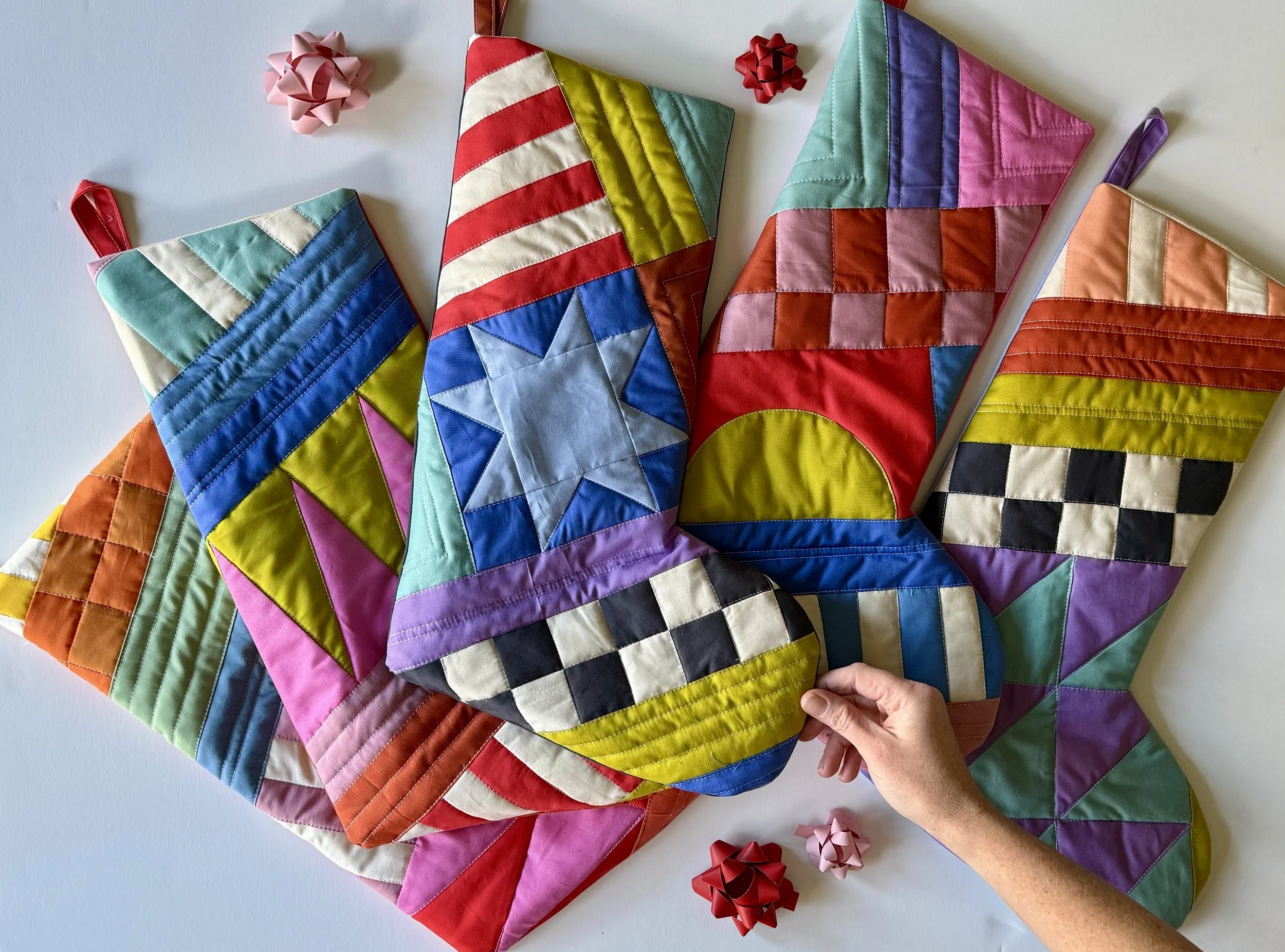 Improv Patchwork Stocking