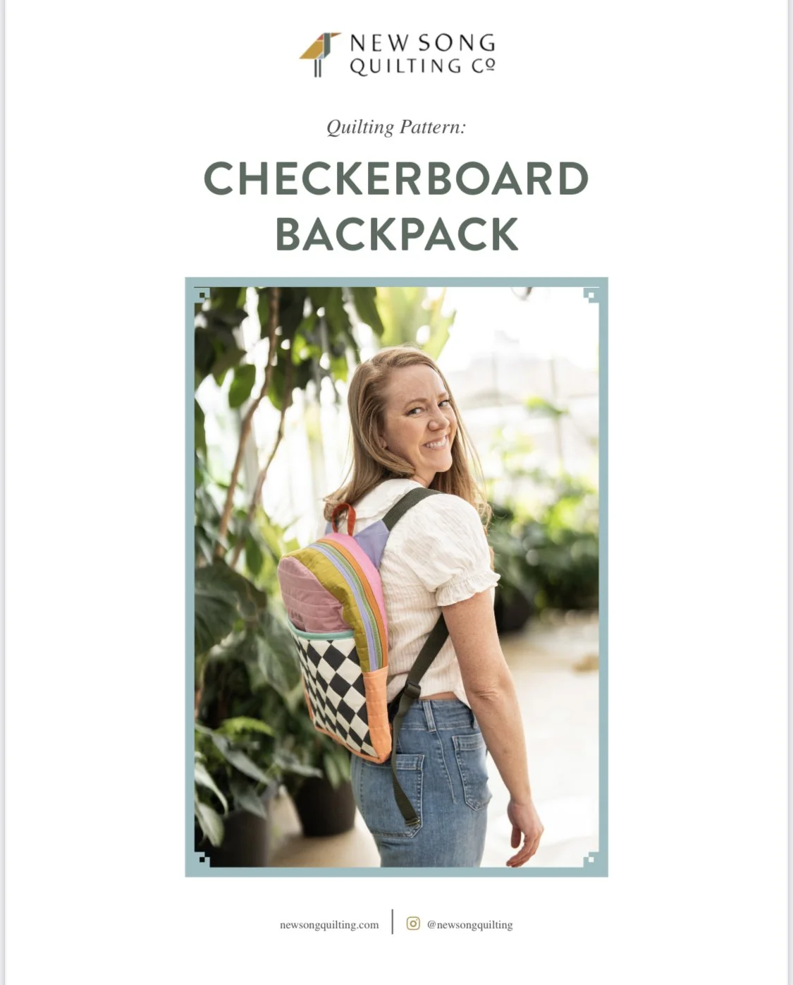 Checkerboard Biggie Backpack PATTERN