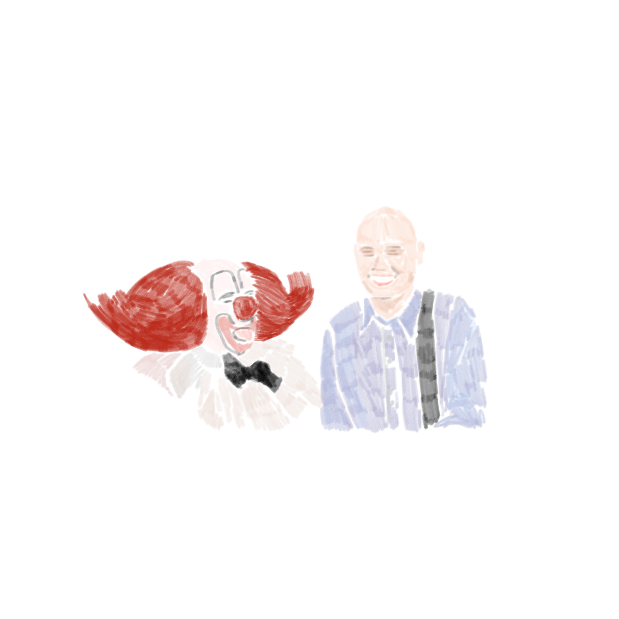 Billy Corgan with Bozo the Clown