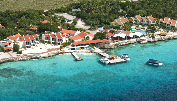 Aerial view of Capt. Don's Habitat