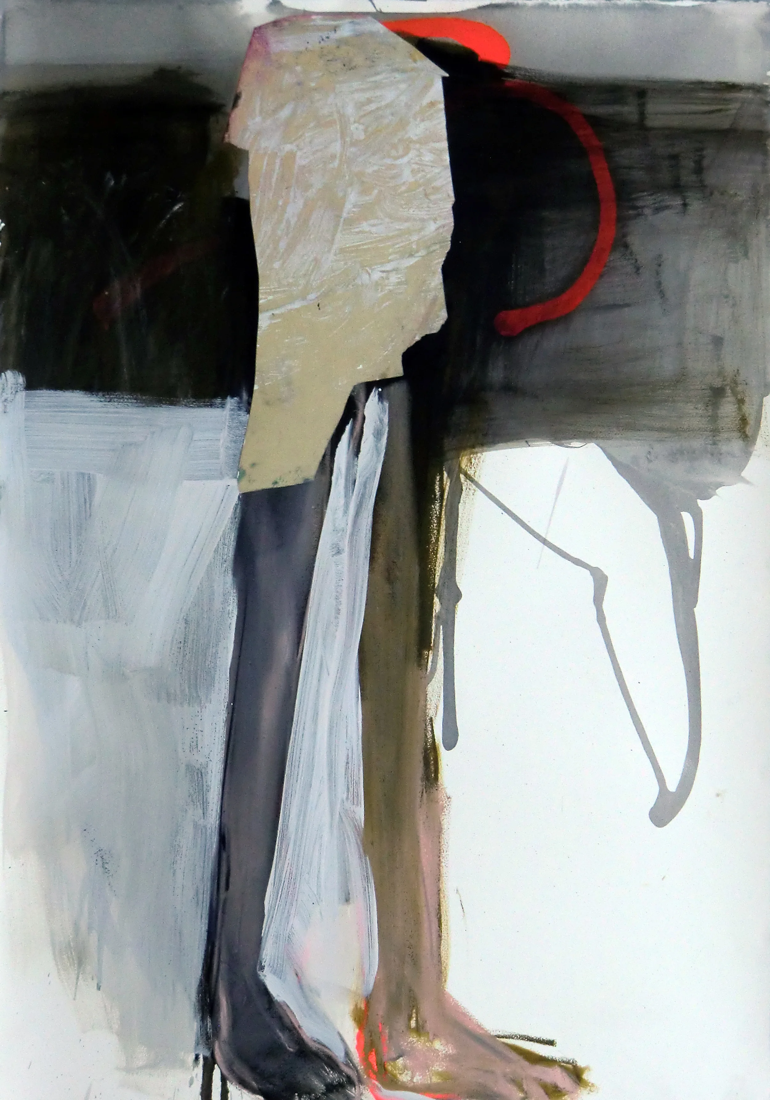 Série nº 14 Técnica Mista sobre Papel 107 x 70 cm 2009/2012