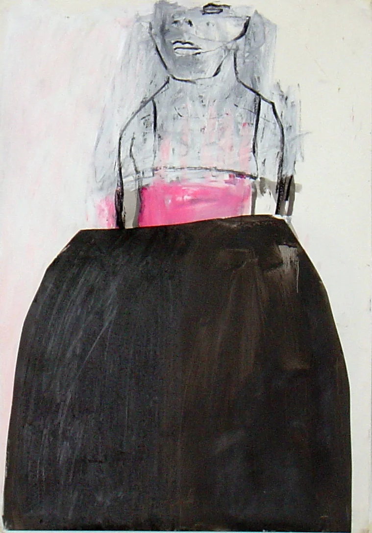 Série nº 14 Técnica Mista sobre Papel 100 x 70 cm 2009/2012