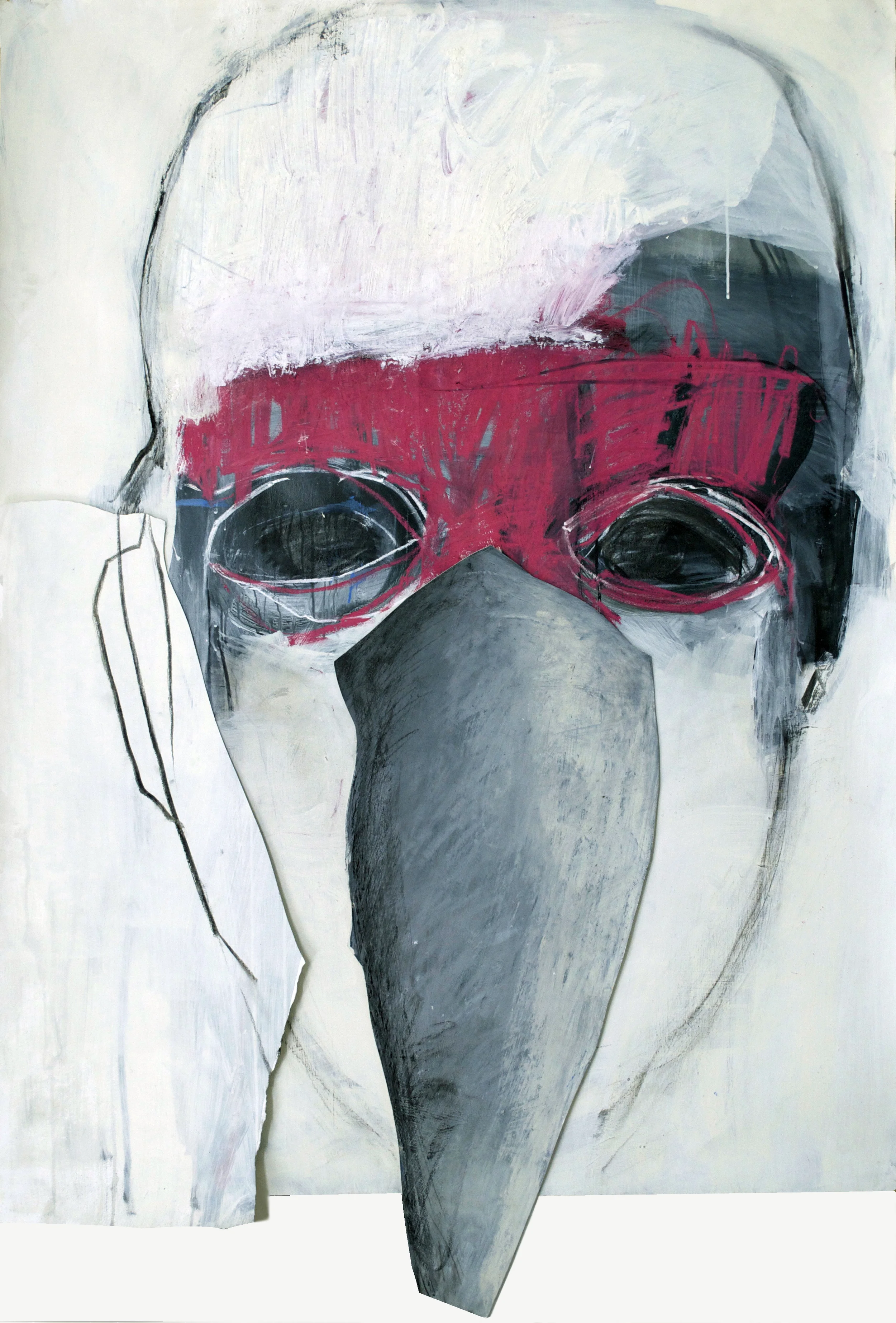 Les Voyeurs nº 14 Técnica Mista sobre Papel 150 x 106 cm 2014/2015